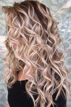 Spiral Perm, Balayage Blond, Blond Balayage, Blonde Curly Hair, Blonde Curls, Trendy Nail, Web Images, Permed Hairstyles