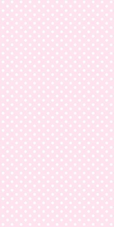 a pink background with white polka dots