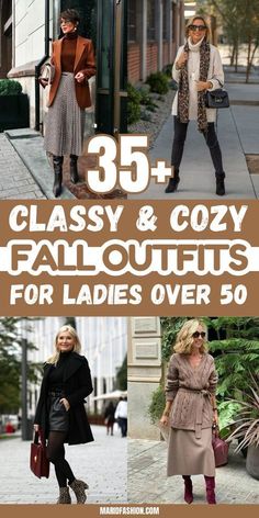 Classic Outfits Over 50, Fall Outfits Over 50 For Women, Trendy Fall Outfits For Women, Fall Outfits For Women Over 50, Comfortable Fall Outfits, Layering Outfits Fall, Fall Dressing, Fall Business Casual Outfits, Outfits For Women Over 50