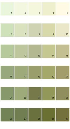 the shades of gray are shown in this color chart