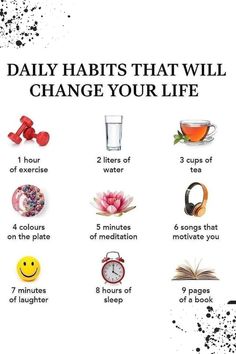 Best Smoothie, Body Challenge, Mental And Emotional Health, Self Care Activities, Daily Habits, Self Care Routine, Smoothie Diet, Self Improvement Tips, Emotional Health