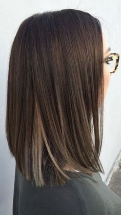 Glamorous Hair, Short Straight Hair, Short Hair Balayage, Long Bob Hairstyles, Brown Blonde Hair, Bob Haircuts, Hair Dos, Balayage Hair