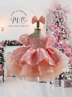 ️Luxury Tutu Sequin Christmas Dress, Elegant Baby Pink Dress Sequin Fabric, Newborn - 5T Special Occasion Dress, Gift for Baby 👸Wrap your little one in the magic of the season with this stunning handmade dress, perfect for special occasions like Christmas, birthdays, weddings, and more. With a classic round neck, soft buff sleeves, and multi-layered flair, it exudes timeless style and charm. The removable back bow adds versatility, making it an excellent choice for festive moments or everyday e Baby Pink Dresses, Elegant Baby, Dress Images, Sequin Fabric, Christmas Dress, Handmade Dresses, Christmas Girl, Princess Dress, Sequin Dress