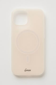 an iphone case is shown on a white surface