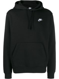 NIKE NIKE EMBROIDERED LOGO HOODIE - BLACK. #nike #cloth Nike Hoodie Outfit, Nike Hoodies For Women, Sweatshirts Nike, Black Nike Hoodie, Vintage Nike Sweatshirt, Nike Internationalist, Nike Retro, Trendy Hoodies, Sports Sweatshirts