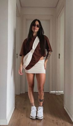 Optical Illusion Dress, Classy Streetwear, Illusion Dress, Looks Street Style, Easy Trendy Outfits, Causual Outfits, Salma Hayek, Festival Looks, Looks Chic