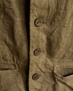 Linen Workwear Vest With Buttons, Linen Vest With Buttons For Work, Classic Linen Vest With Buttons, Esio Trot, Clothes Baggy, Linen Waistcoat, The Woodsman, Sewing Paterns, Vintage Waistcoat