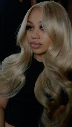 Blonde Hair Inspiration Black Women, Blonde Wig No Baby Hair, Blonde On Light Skin Black Women, Blonde Wig On Light Skin, 613 Hairstyles For Black Women, Ash Blonde On Dark Skin Black Women, Blonde Sew In, Blonde Hair Light Skin, Black Girls With Blonde Hair