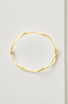 High-polish ribbons twist elegantly around this incredible women's bangle bracelet. 14K Yellow Gold Secures with a tongue clasp. From the Italia D'Oro Collection. Exclusively available from Jared® the Galleria of Jewelry. Twisted Bangle, Womens Bangles, Jared The Galleria Of Jewelry, Bangle Bracelet, Bangle Bracelets, Bangles, Twist, Yellow Gold, The Incredibles