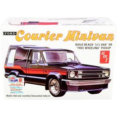 an old model truck in a box on a white background with the words'courr - havvan'written below it