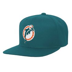 Give your young Miami Dolphins fan a look that's chock-full of team spirit by grabbing them this Gridiron Classics Ground hat. This Mitchell & Ness snapback features bold embroidered Miami Dolphins graphics on the front panels and a structured fit that offers a comfortable wear every time. Your kiddo will love sporting this street-ready lid and getting fired up for their favorites time and time again. Young Miami, Miami Dolphins Hat, Nfl Miami Dolphins, Getting Fired, Boys Accessories, Miami Dolphins, Mitchell & Ness, Kids Hats, Snapback Hat