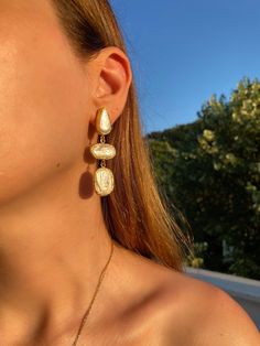 Natural Freshwater Baroque Pearl Earrings Long Dangle Drop - Etsy Baroque Pearl Earrings, Bridal Earrings Pearl, Pearl Collection, Earrings Elegant, Pearl Earrings Dangle, Earrings Long, Bridal Pearls, Earrings Statement, Bridesmaid Earrings