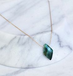 Raw Emerald Necklace gold dainty emerald necklace Natural | Etsy Emerald Necklace Gold, Thread Chains, Raw Emerald, Treat Yoself, Great Falls, Emerald Pendant, May Birthstone, Emerald Necklace, Necklace Dainty