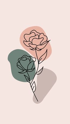 Boho Art Drawings, Theme Tattoo, Boho Painting, Vintage Flowers Wallpaper, Abstract Wallpaper Design, Flower Art Drawing, Simple Phone Wallpapers, Line Art Design