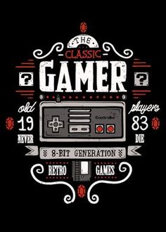 an old style video game console with the words,'the classic gamer '