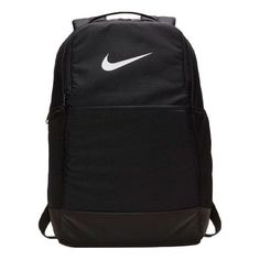 Nike Niike Brasilia Training Pack Backpack Black BA5954-010 (Casual/Unisex) Black Nike Backpack, Soccer Backpack, Mochila Nike, Nike Backpack, Nike Bags, Medium Backpack, Laptop Rucksack, Backpacking Packing, Nike Store