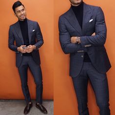 Outfit Men Suit, Turtleneck Outfit Men, Teaching Mens Fashion, Classic Suits, Formal Ideas, A Man In A Suit, Man In A Suit, Turtleneck Outfit, Formal Mens Fashion