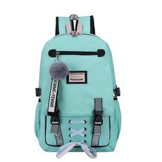 Cabina Home - School Bags for Teenage Girls USB with Lock Anti Theft Backpack Women Book Bag, Green - Walmart.com - Walmart.com College Book Bag