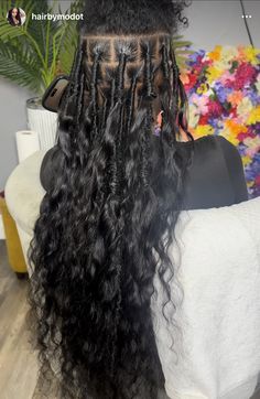 Dread Ideas, Locs Styles, Boho Locs, Goddess Locs, Crochet Hair, Loc Styles, Faux Locs, Crochet Hair Styles, Braid Styles