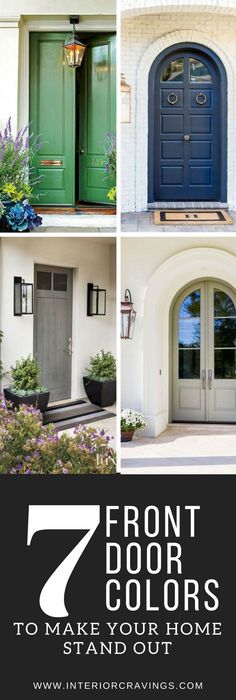 front door colors to make your home stand out