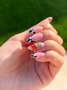 Toy Story Nails Short, Prema Party, Toy Story Nails Acrylic, Pixar Nails, Slay Baddie, Toy Story Nails, Nails Board, Acrylics Nails, Disney Acrylic Nails