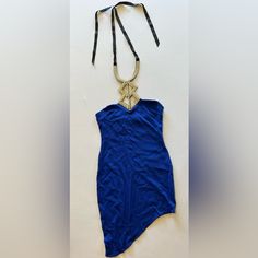 Beautiful Closet Addition For Any Special Occasion Event! Smoke Free, Pet Free, Bug Free Home. Only Worn 3 Times. It’s Practically Brand New. Blue Asymmetrical Stretch Mini Dress, Blue Asymmetrical Hem Mini Dress For Night Out, Blue Mini Dress With Asymmetrical Hem For Night Out, Blue Stretch Dress With Asymmetrical Hem, Chic Blue Mini Dress With Asymmetrical Hem, Blue Asymmetrical Dress For Party, Blue Mini Dress With Asymmetrical Hem For Evening, Blue Sleeveless Asymmetrical Dress For Party, Blue Beach Dress With Asymmetrical Neckline