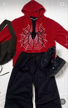 Spider Jacket, Zip Up Y2k, Y2k Zip Up Hoodie, Spiderweb Design, Spiderman Outfit, Oversized Aesthetic, Aesthetic Sweatshirt, Y2k Hoodie, E Girl