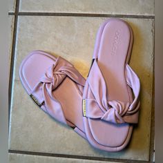 New With Out Tag, Size-9, Violet / Lilac Leather, Size9 But Fit Like 9.5, Gold Hardware Coach Synthetic Sandals For Spring, Chic Coach Flat Heel Sandals, Coach Pink Sandals For Beach, Coach Closed Toe Beach Sandals, Pink Open Toe Coach Sandals, Coach Pink Open Toe Sandals, Coach Open Toe Adjustable Sandals, Coach Flat Sandals For Vacation, Coach Adjustable Open Toe Sandals