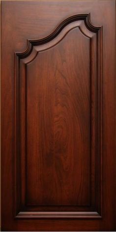 a close up view of a wooden door