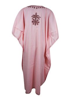 Women's Muumuu Caftan Short Dress, Cotton Rose Pink Embroidered Leisure Wear L-2X, Adventure awaits with our Women's Muumuu Caftan Short Dress! Made of soft cotton in a beautiful rose pink color, this dress is perfect for leisure wear. With delicate embroidery and a comfortable fit, conquer the day in style and comfort. This kaftan is crafted from breathable cotton, ensuring comfort for extended wear. The use of cotton makes it an ideal choice for leisure wear, especially in warmer climates or l Pink Floral Embroidered Kaftan, Pink Embroidered Kaftan For Beach, Embroidered Pink Kaftan For Beach, Long Pink Embroidered Kaftan, Long Embroidered Pink Kaftan, Bohemian Pink Resham Embroidered Kaftan, Bohemian Pink Resham Embroidery Kaftan, Pink Floral Embroidered Kaftan For Summer, Bohemian Pink Kaftan With Resham Embroidery