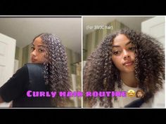 MAKE SURE YALL GIVE THIS VIDEO A THUMBS UP AND COMMENT IF YALL WANNA SEE MORE VIDEOS LIKE THIS.Insta: jay.bby16Snap: jaidyncollins16TikTok: jcollins16*Copyri... 3b 3c Hair, 3c Curly Hair, 3c Hair, Coconut Oil Hair, Curly Hair Routine, Hair Routine, Curly Hair Care, Curly Hair Tips