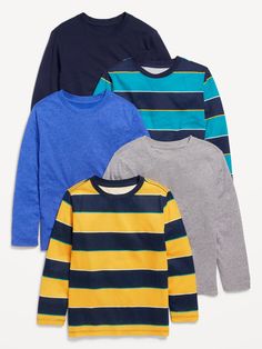 crew neck long sleeves relaxed fit hits below waistmachine wash according to the care instruction label  . Best Holiday gift for Kids , perfect T Shirts for Christmas! Boys Graphic Tee, Gift For Kids, Big And Tall, Toddler Boys, Holiday Fun, Kids Boys, Boy's Clothing, Gifts For Kids, Old Navy