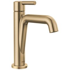 the brass faucet is shown on a white background