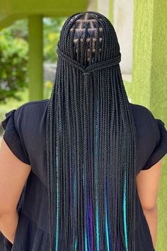 Peekaboo Braids Pikaboo Braids, Peek A Boo Braids, Peekaboo Braids, A Hairstyle, Jumbo Box Braids, Hair Business, Rope Twist