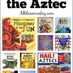 there are many children's books about the azitec in this book list