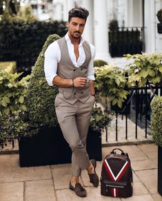 Rowan Row, Mens Waistcoat, Waistcoat Men, Formal Men Outfit, Indian Men Fashion, Dress Suits For Men, Formal Mens Fashion, Designer Suits For Men