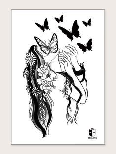 Black  Collar  Paper Floral Sticker Embellished   Beauty Tools Image Cricut, Coloring Therapy, Tool Tattoo, Muster Tattoos, City Skylines, Digital Art Beginner, Cute Tattoos For Women, Butterfly Drawing, Paper Floral