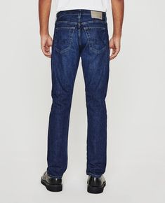 Everett is a slim straight jean for men featuring an authentic, 2-years vintage-inspired, faded light blue wash with subtle whiskering—cut in a comfortable mid-rise waist with a straight fit that’s relaxed from hip to the knee before slightly tapering at the leg opening. This men’s slim straight jean is designed in 10 oz. Daytripper Stretch Denim. Daytripper Stretch Denim, 10 Oz. 72% Cotton, 26% Lyocell, 2% Polyurethane. Imported. Model is wearing size 31. Front Rise: 10.25" Knee Opening: 16" Bo Jean For Men, Slim Straight Jeans, Straight Jeans, Stretch Denim, The Knee, Mid Rise, Vintage Inspired, Light Blue