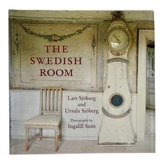 the swedish room book with chair and clock