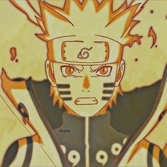 a drawing of naruto from the anime