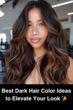 Discover the best dark hair color ideas that will give your locks a stunning makeover! Whether you’re looking for deep, rich shades or subtle highlights, these trendy options for 2024 will help you find the perfect look. Get inspired and transform your hair with these must-try colors! #DarkHairGoals #HairInspo #2024Trends