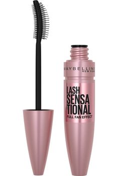 Shop Maybelline's Lash Sensational Washable Mascara. A fanning brush with 10 layers of bristles reveals a full flourish of lashes for a sensational bold effect. Best Lengthening Mascara, Best Drugstore Mascara, Maybelline Lash Sensational Mascara, Mascara Maybelline, False Lash Effect Mascara, Smudge Proof Eyeliner, Maybelline Mascara, Drugstore Mascara, Lash Sensational