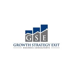 the logo for growth and strategy, exit business consultantist's company on white background