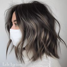 Choppy Lob Haircut Straight, Brunette Choppy Layers, Long Bob Textured Messy Lob, Lob With Layers Textured Bob, Choppy Layered Lobs, Straight Choppy Hair Shoulder Length, Medium Hairstyles For Women, Haircuts With Layers, Layered Lob