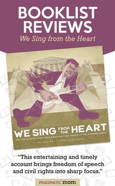 an advertisement for the booklist reads we sing from the heart