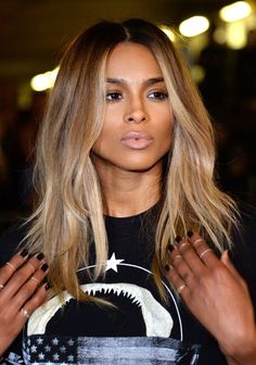 Ciara Hair Color, Ciara Hair, Styles Braids, Trendy Hair Color, Hair Color Highlights, Round Faces, Hair Color Balayage