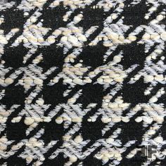 Houndstooth Tweed - Black/ Pale Purple/ Ivory Content - Cotton/Poly Color - Black Pale Purple Ivory Width - 51" Fabric Care - Dry Clean Only Channel Tweed, Tweed Fabric Texture, Newton Photo, Fabric Shops Online, Tweed Texture, Houndstooth Fabric, Jungle Pattern, Tweed Pattern, Pale Purple