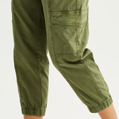 Women's Sonoma Goods For Life® Utility Capri Pants Casual Capri Pants With Side Pockets, Casual Straight Leg Capris With Pockets, Casual Cargo Capri Pants With Pockets, Casual Capri Length Bottoms With Side Pockets, Casual Capri Length Cargo Pants, Casual Cropped Leg Cargo Bottoms, Casual Cotton Capri Cargo Pants, Casual Cropped Cargo Style Bottoms, Cotton Capris With Pockets