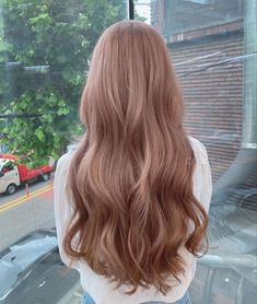 Korean Light Hair, Strawberry Ash Hair, Strawberry Ash Brown Hair, Dusty Ginger Hair, Red Ash Hair, Beige Strawberry Blonde Hair, Korean Hair Color Blonde, Dark Milk Tea Brown Hair, Muted Hair Color