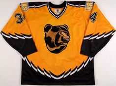 the hockey jersey worn by the chicago black bears is on display at the national museum